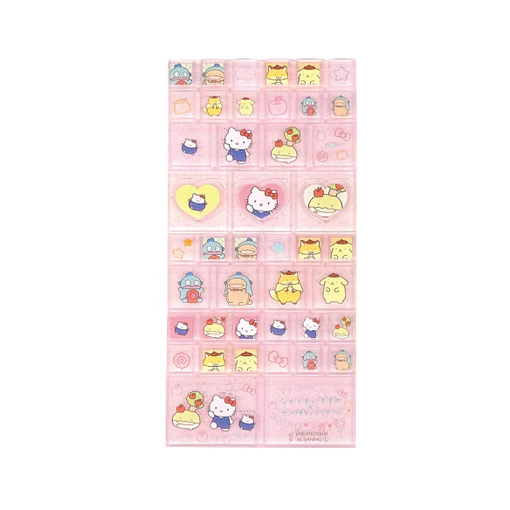 Sanrio|Anything Goes Creatures Tile Stickers|H125 x W60 x D2mm approx.