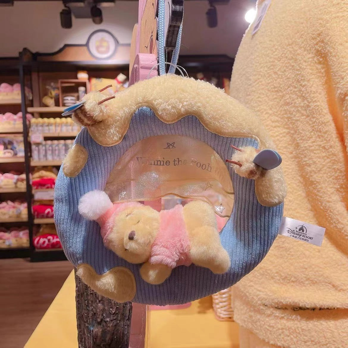 Disney SH|winnie the pooh居家维尼/晚安睡帽噗噗吊挂花环