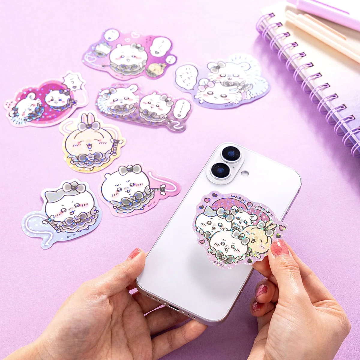 chiikawa|Magical Chiikawa Bad Version Vinyl Hologram Sticker|80×60mm approx.