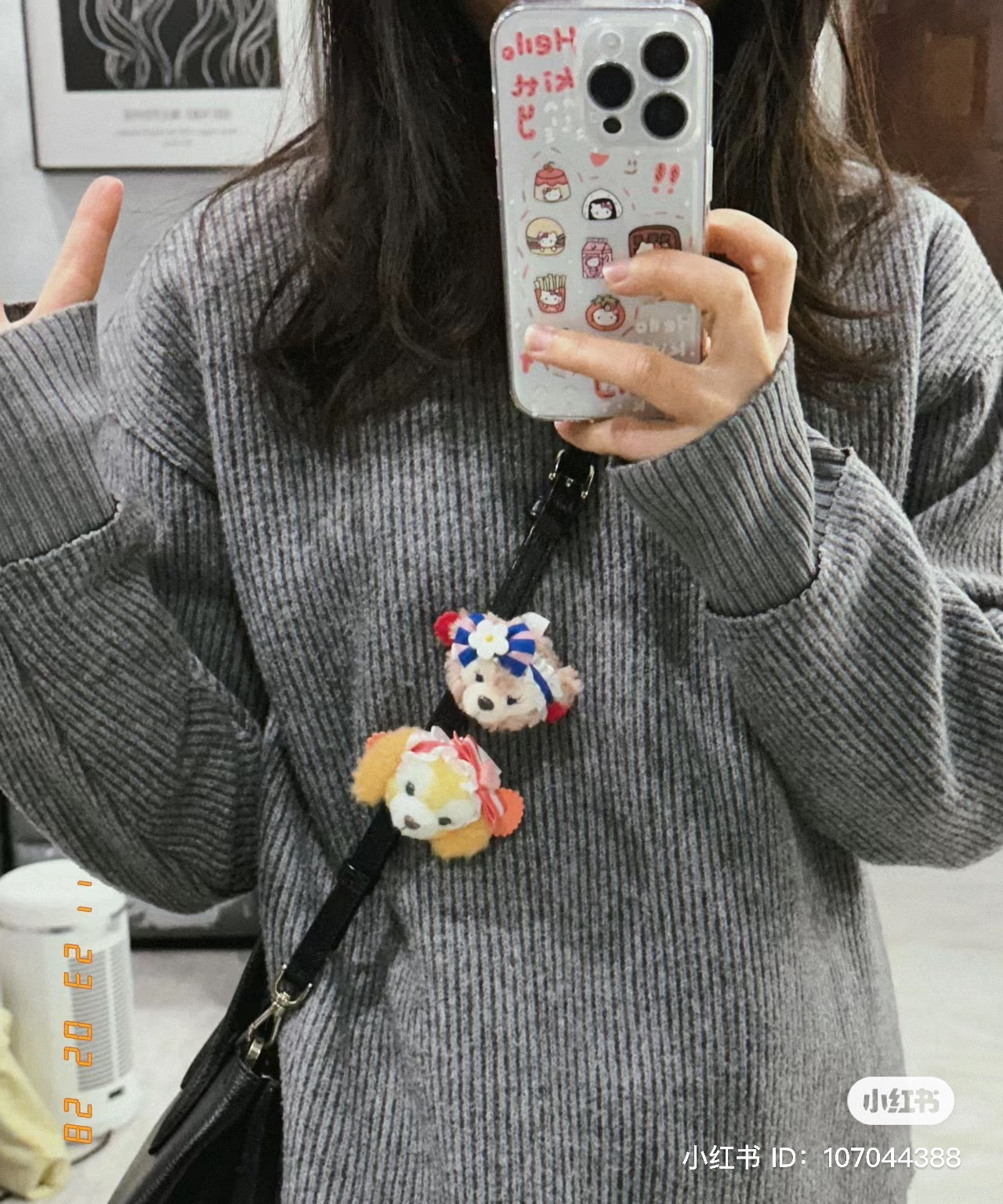 Disney SH|可爱四宝大脸玩偶发夹|女生4枚组