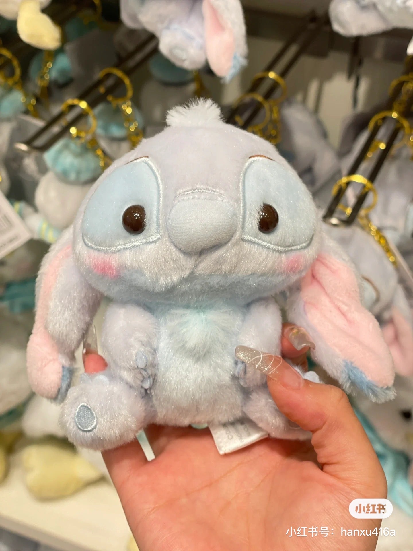 Disney|超好摸fluffy豆豆眼系列挂件|約高さ17×幅9.5×奥行き6.5(cm)