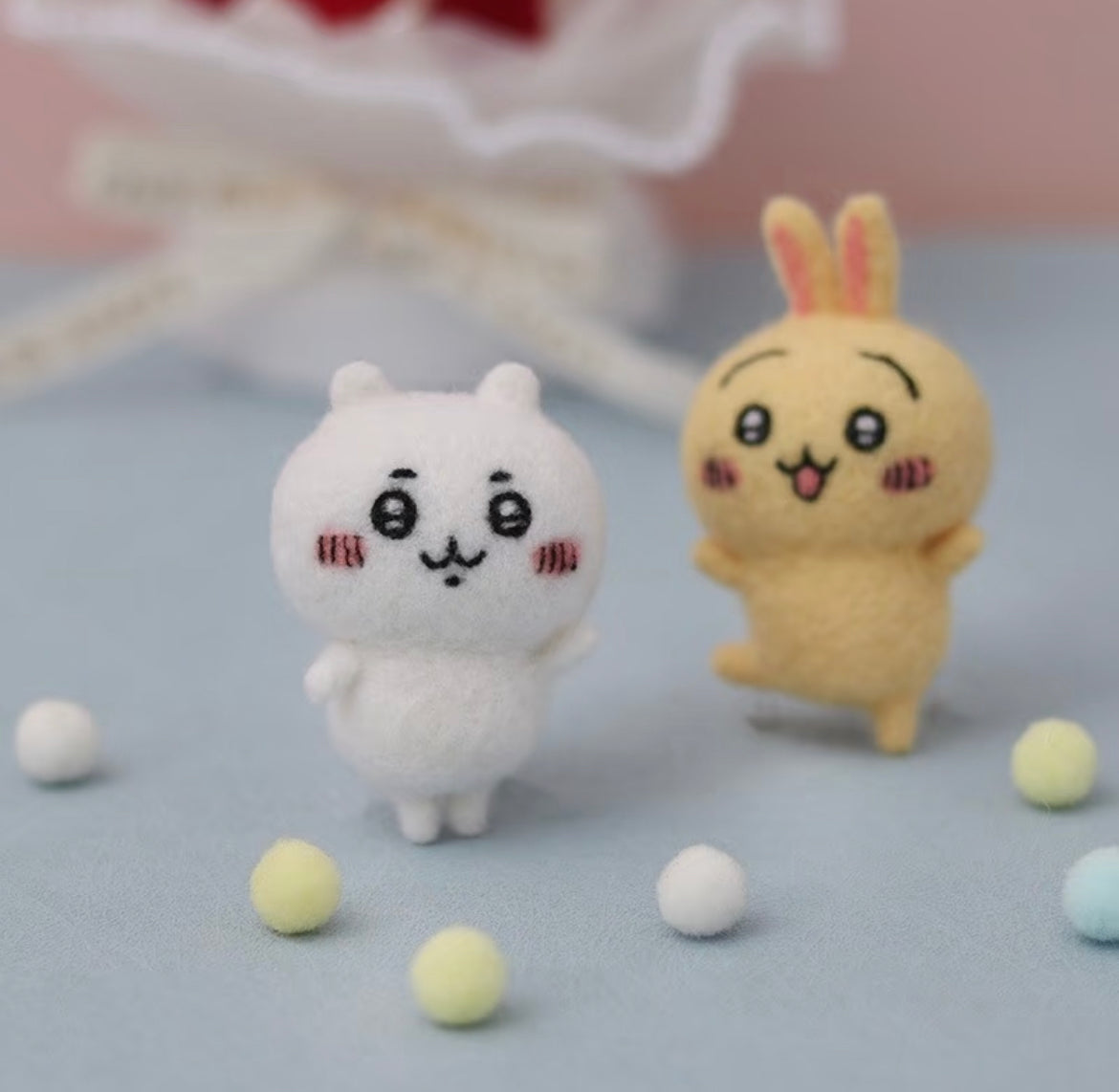 Chiikawa|Hamanaka × Chiikawa Aclaine Needle Felting Kit|Height 6.5cm approx.