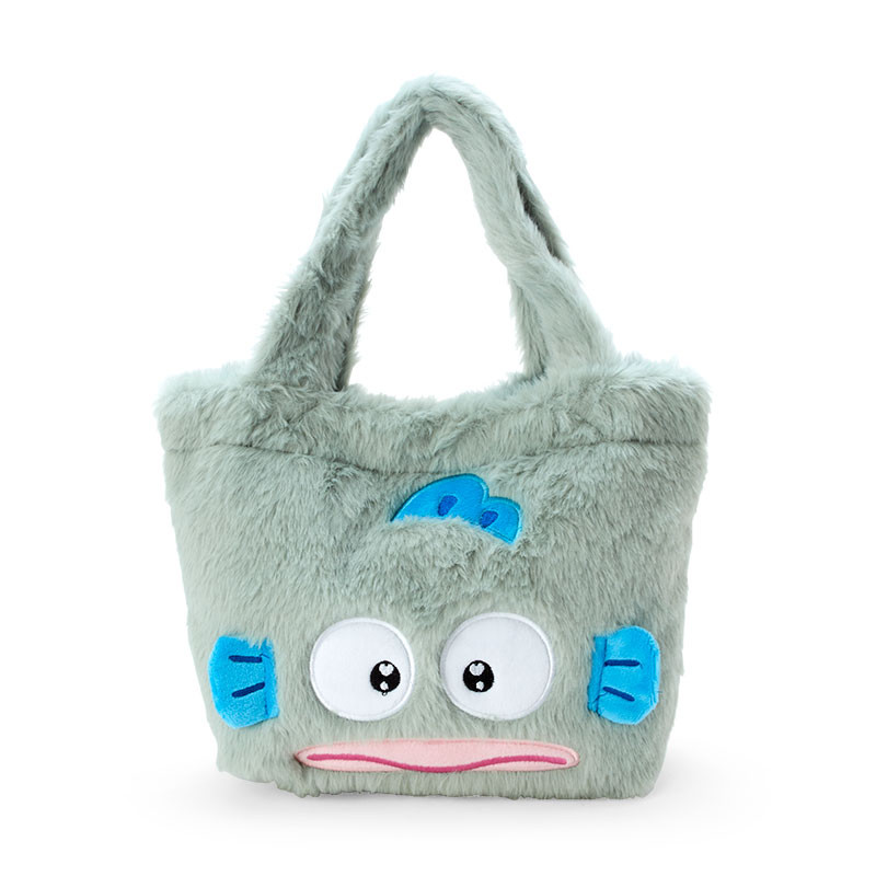 Sanrio三丽鸥|Characters Fur Tote Bag星星眼可爱角色毛茸茸手提托特包|约高20cm×底宽20cm×顶30cm