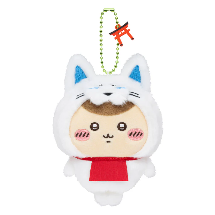 Chiikawa|Fushimi Inari Mascot Holder /Plush Keychain|H140 x W85 x D70mm approx.