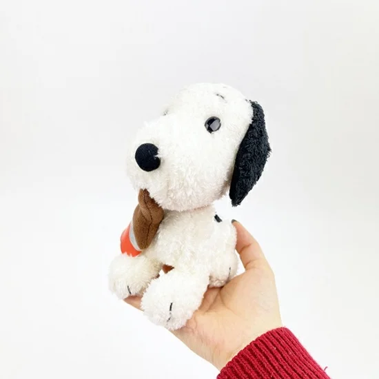 Snoopy史努比|PEANUTS 75th Celebration75周年限定咬毛刷毛绒玩偶/公仔|约H17×W10×D15cm