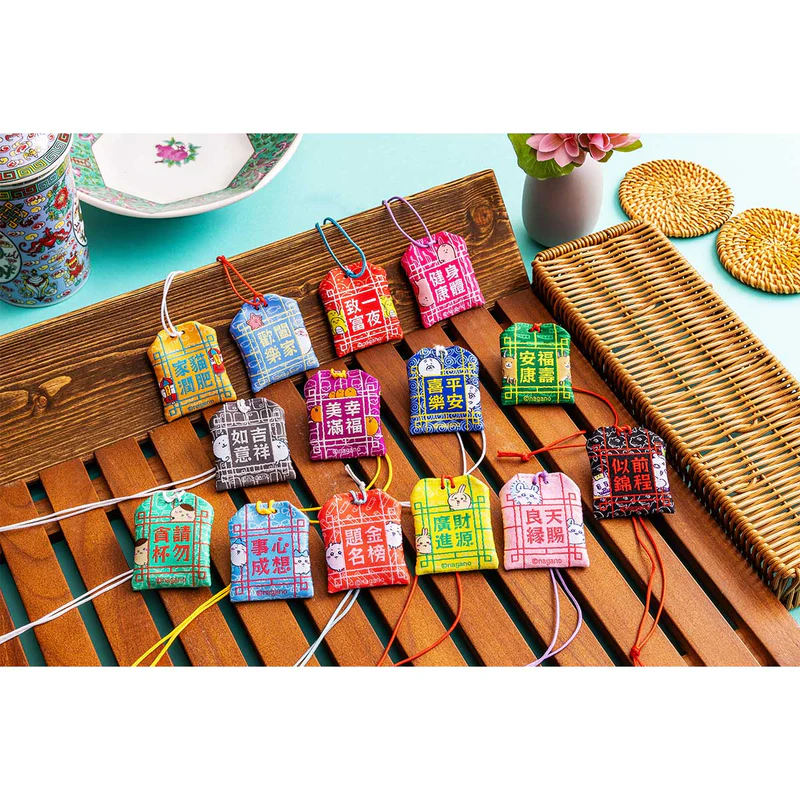 Nagano|Characters Four-character Idioms Amulet|H55 × W40 × D3mm approx.
