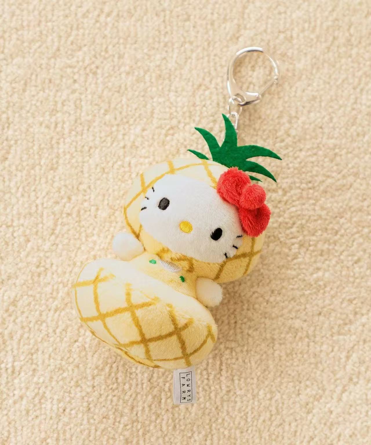 Sanrio|Me% HELLO KITTY x ST. LOWRYS FARM Collaboration Mascot Holder /Plush Keychain