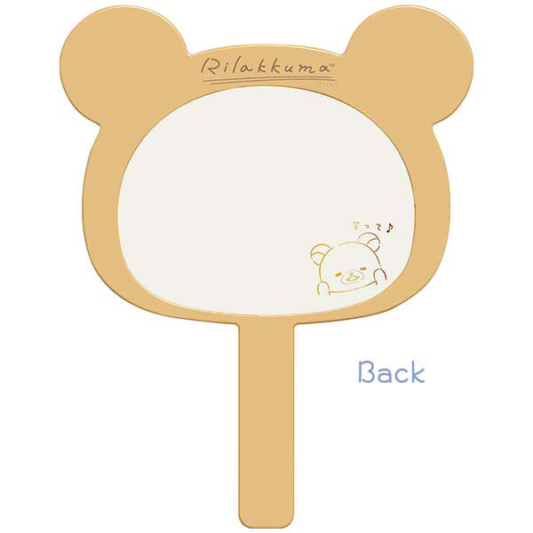 Rilakkuma轻松熊|角色大脸手持镜|约175×140mm