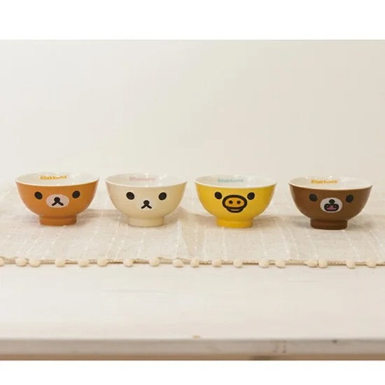Rilakkuma轻松熊|角色大头陶瓷茶碗/微波炉/洗碗机可用|约60×110φmm