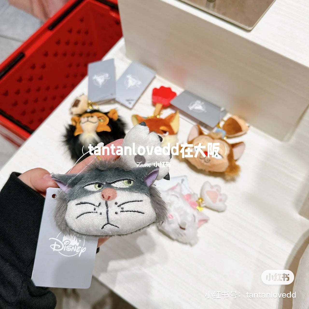 Disney迪士尼|尼克/路西法肉球爪爪/钥匙扣/挂件|全長:約11(cm)