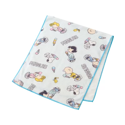 Snoopy|查理布朗&史努比插画图案速干巾/毛巾|約W400×H1000mm
