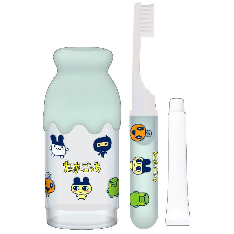Tamagotchi|Milk Bottle Shaped Toothbrush Set