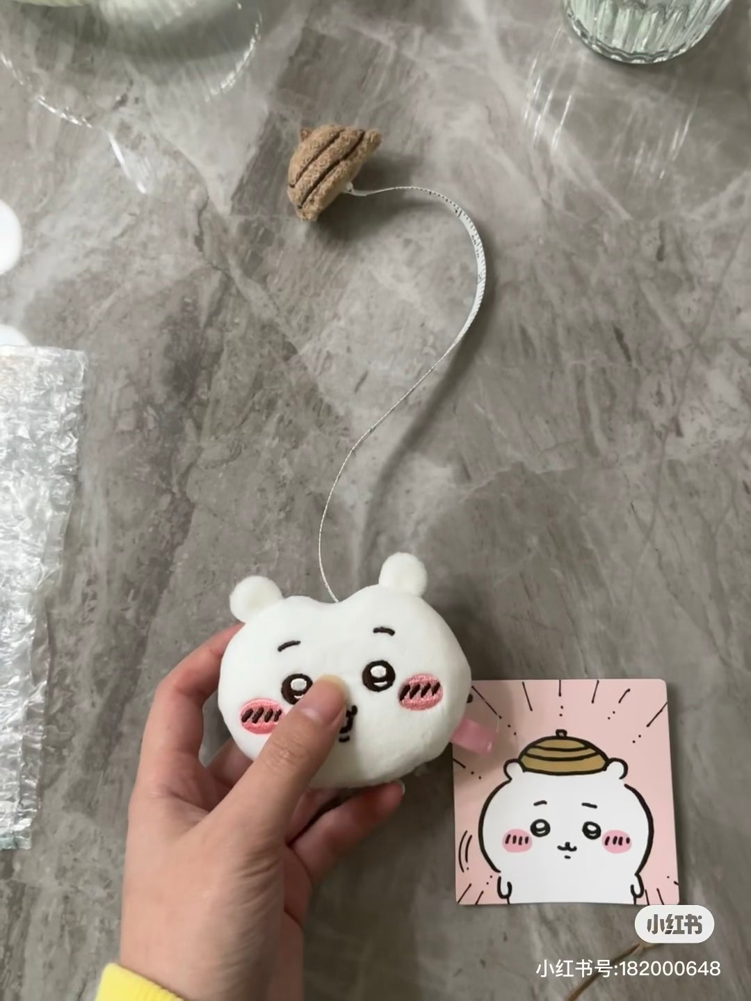 Chiikawa 吉伊卡哇|软软角色可爱大脸捏捏卷尺|約H80×W75×D35mm