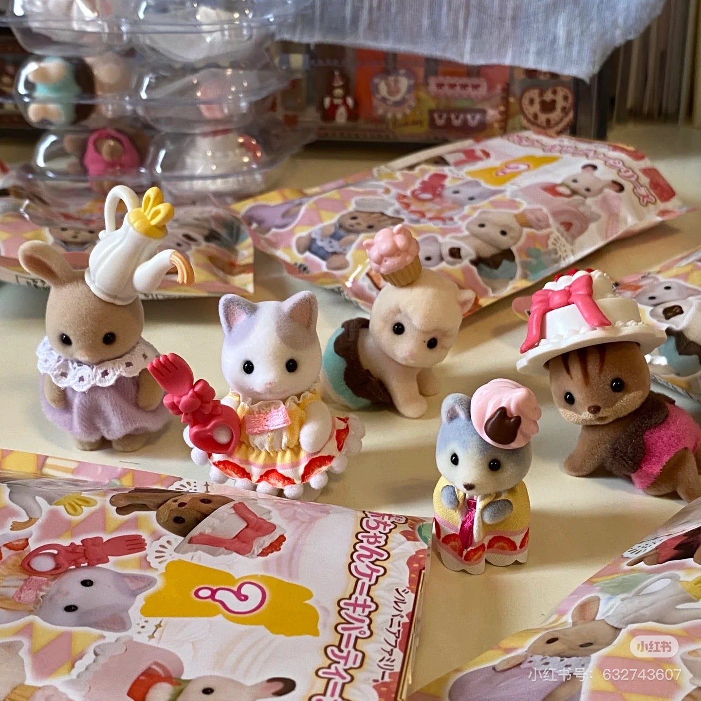 SylvanianFamilies|Baking Baby Party Series Blind bag-5765/All 8 types|1pcs