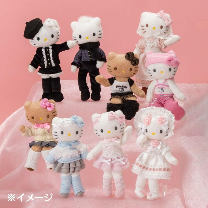 Sanrio|Hello Kitty Long legs Closet Collection Mascot Holder /Plush Keychain|W7×D3.5×H16.5cm approx.
