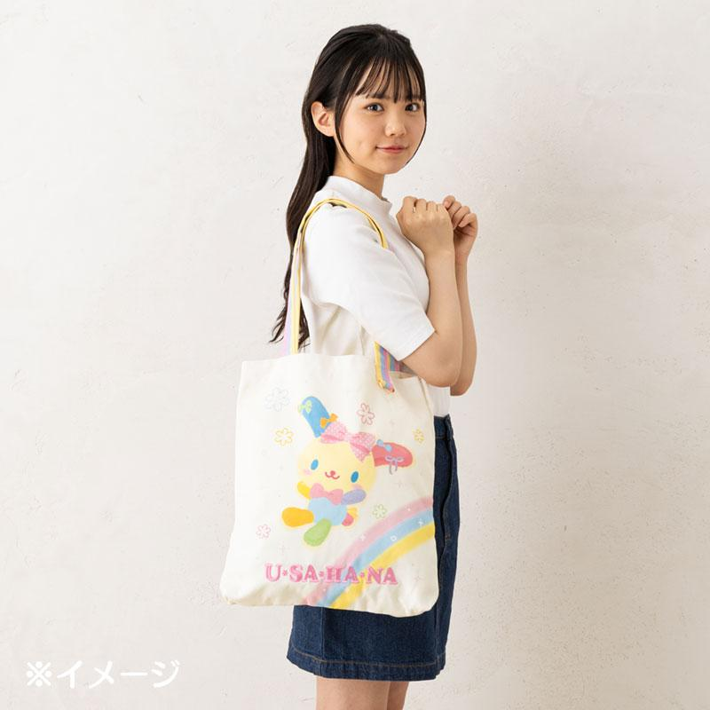Sanrio|Usahana Always Loved Tote Bag|35×4.5×38cm approx. approx.