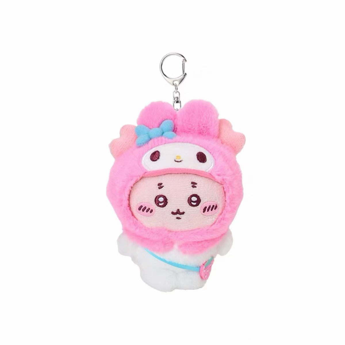 【limit 1】Sanrio|Chiikawa X Sanrio Characters Mascot Holder /Plush Keychain|8 x 14.5 x6cm approx.