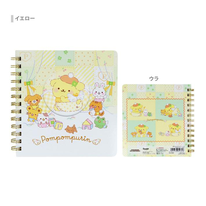 Sanrio|Square ring notebook with window|60 pages