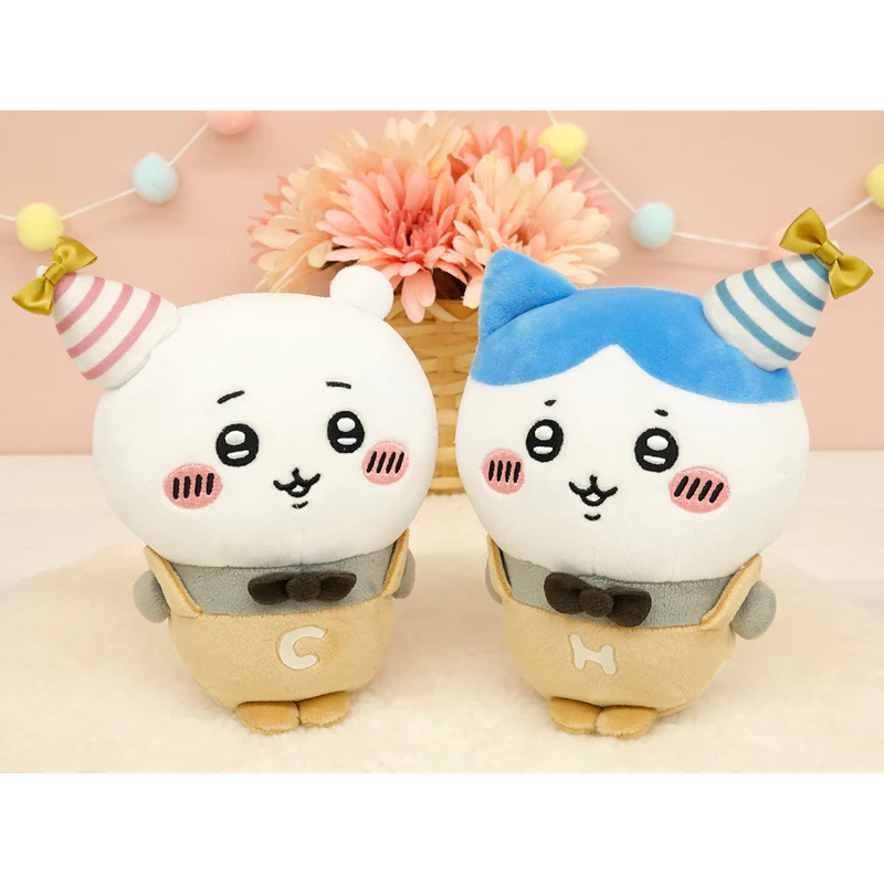 Chiikawa 吉伊卡哇| Chubby Potetama Plush Toy - Chiikawa Party生日派对系列可爱角色毛绒玩偶/公仔|约175×120×90mm