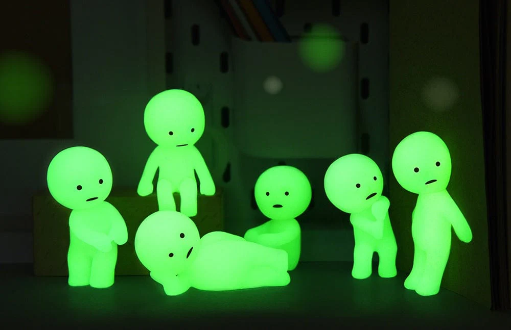 SMISKI|Mini Figures Glow Figure mystery bag/blind box/All 6 types|1pcs