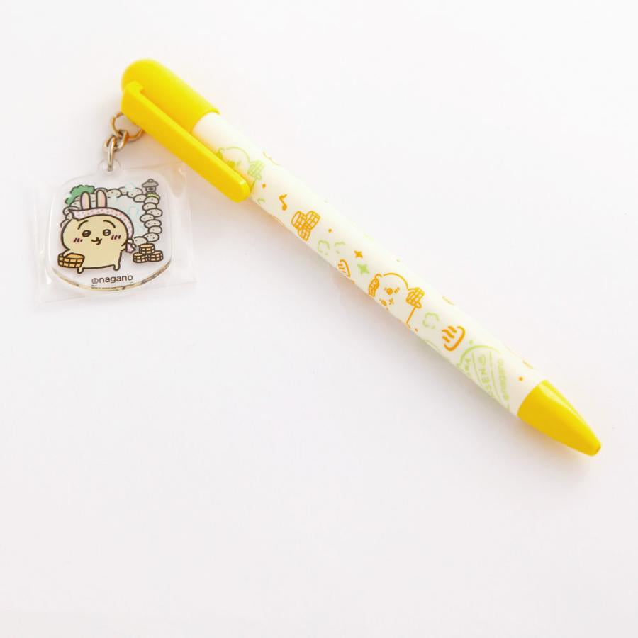 Chiikawa 吉伊卡哇|温泉限定乌萨奇角色挂坠圆珠笔