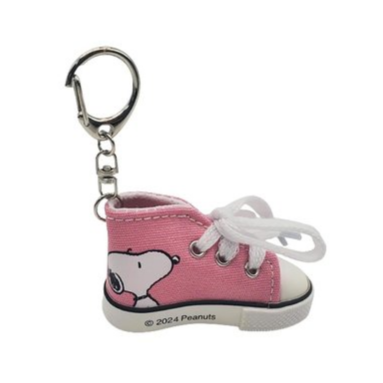 Snoopy史努比|帆布鞋钥匙扣/挂件|约w7.6cmxd3.5cmxh4.2cm