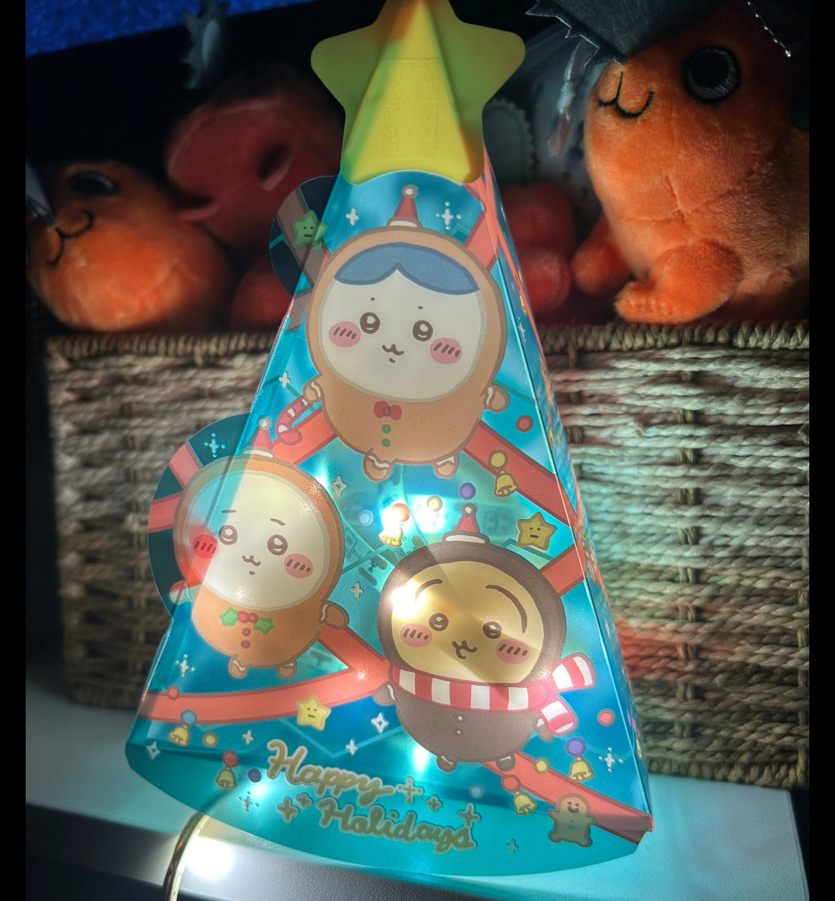 chiikawa吉伊卡哇|摇摆圣诞树糖果礼盒/伴手礼|30g/横幅119×高さ180×奥行き53(mm)【25.08】