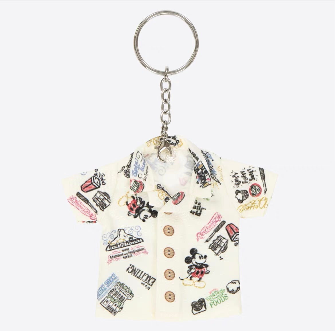 Disney SH|Mickey米奇涂鸦衬衫钥匙扣/挂件
