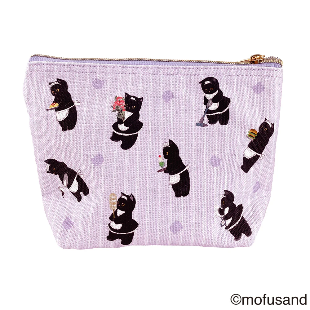 Mofusand|Cotton pouch|H130×W200×D65mm approx.
