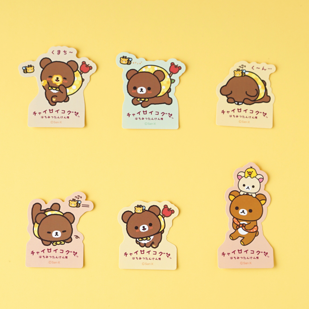 Rilakkuma|Honey Exploration Team Sticker mystery bag/blind box/All 6 types|1pcs