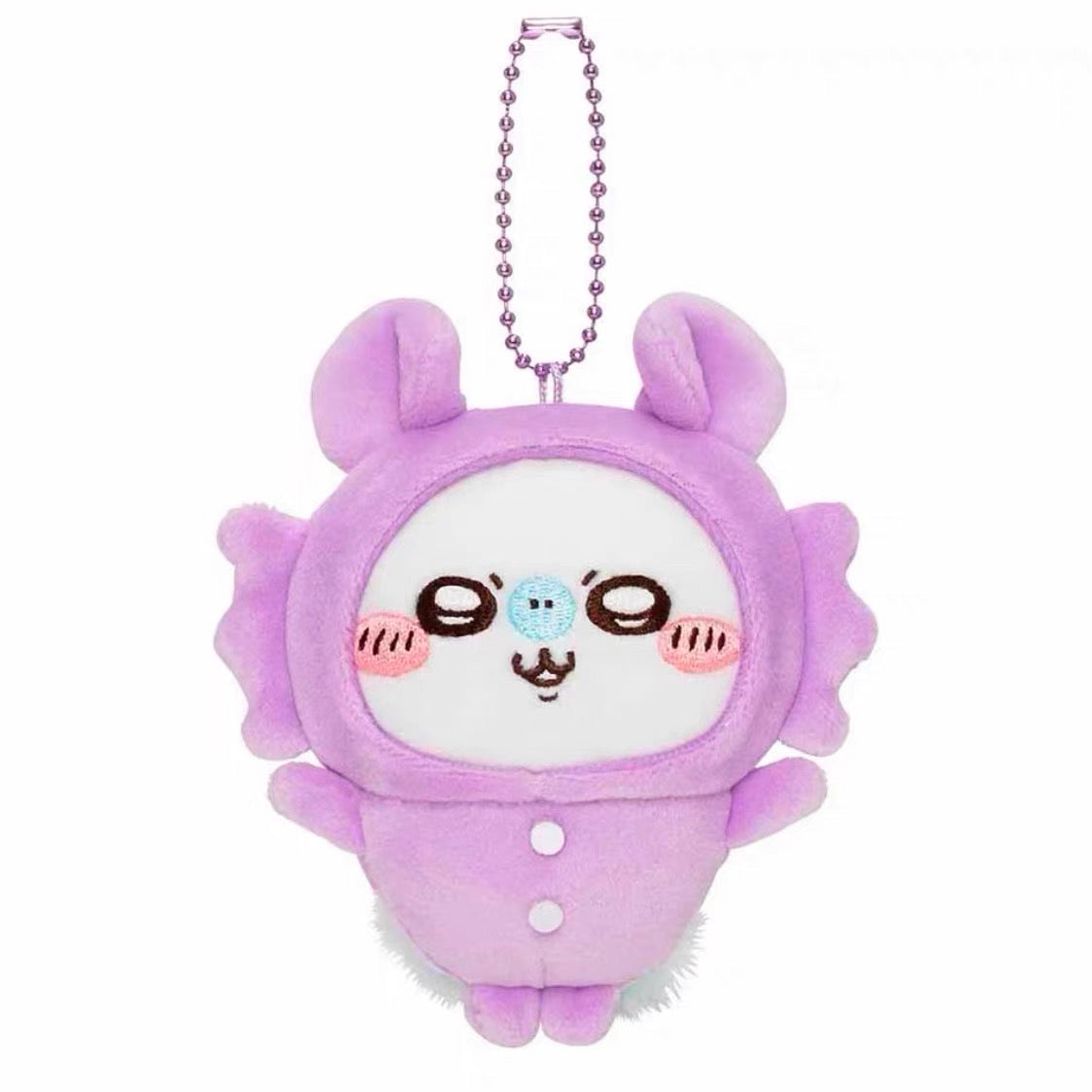 Chiikawa| Pajama party napchi mini Mascot Holder /Plush Keychain|H100 x W85 x D55mm approx.