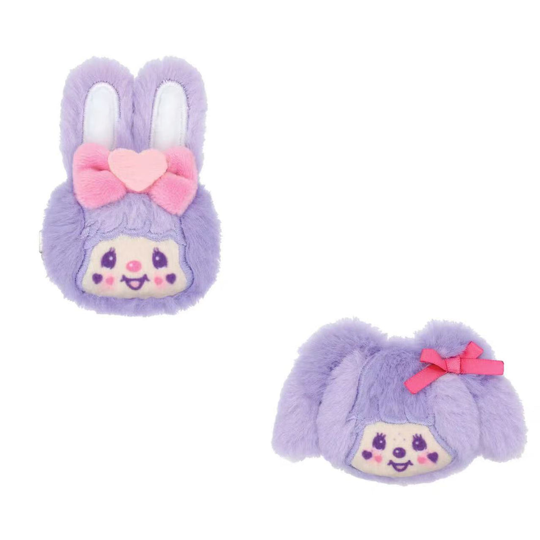 Monchhichi|Shinako Mascot Hair Clip|H7.3 x W8 x D2.5cm approx.