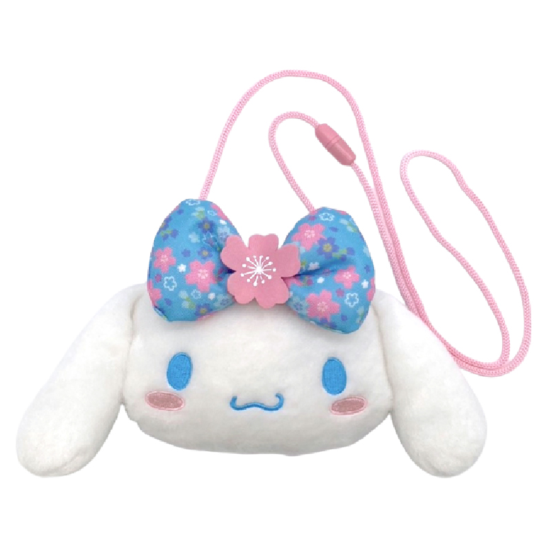 Sanrio|Sakura Kimono Pouch with Shoulder Strap|135x120x60mm approx.