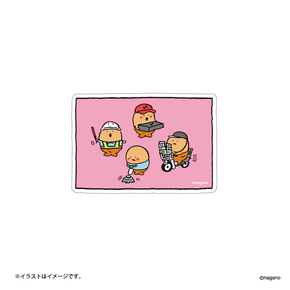 Nagano|Fun daily smartphone sticker size Sticker|H77×W59mm approx.