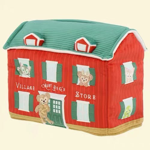 Disney|东迪2024夏日剧场系列DUFFY达菲和朋友们房屋造型纸巾盒/纸巾套