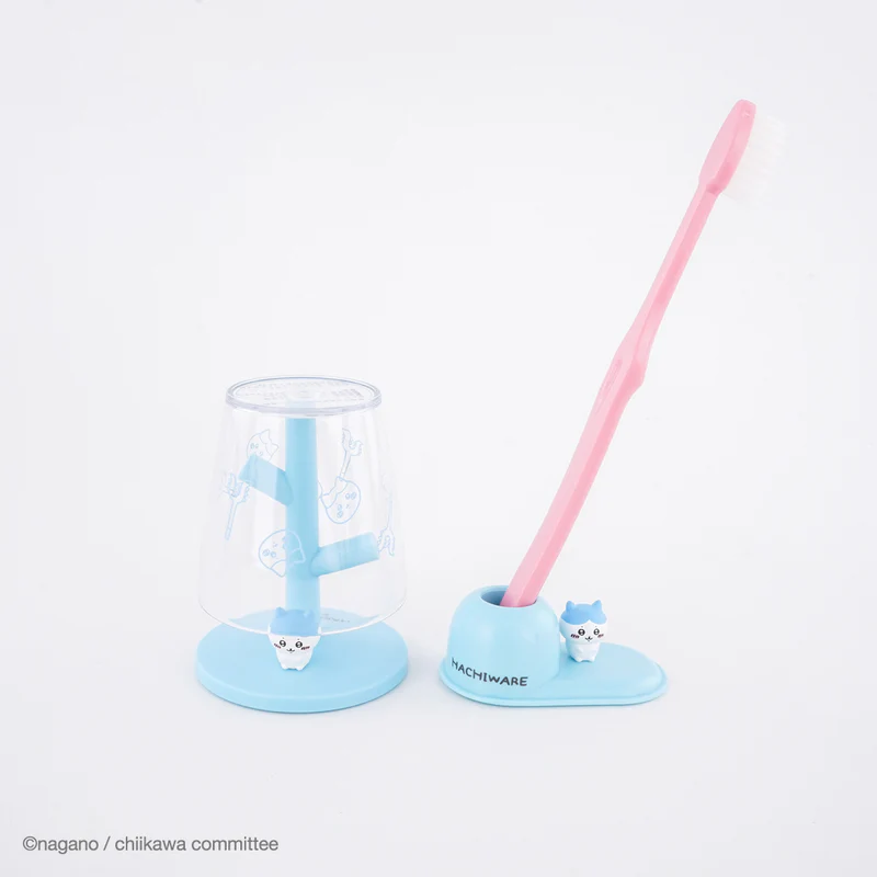 Chiikawa 吉伊卡哇|Toothbrush Stand可爱角色PVC牙刷站立架|约H38×W63×D33mm