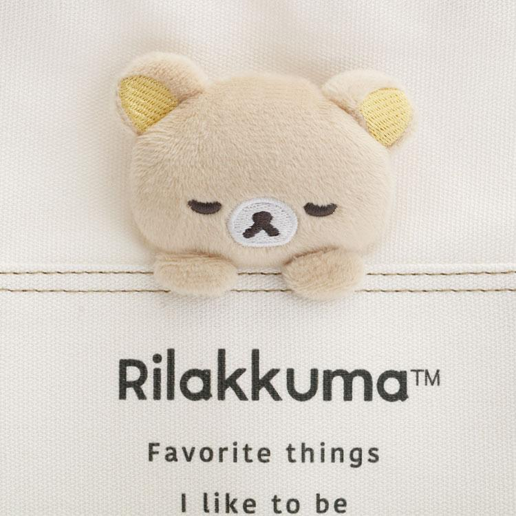 Rilakkuma|Mini Tote Bag With Plush Mascot|240×250×100mm approx.