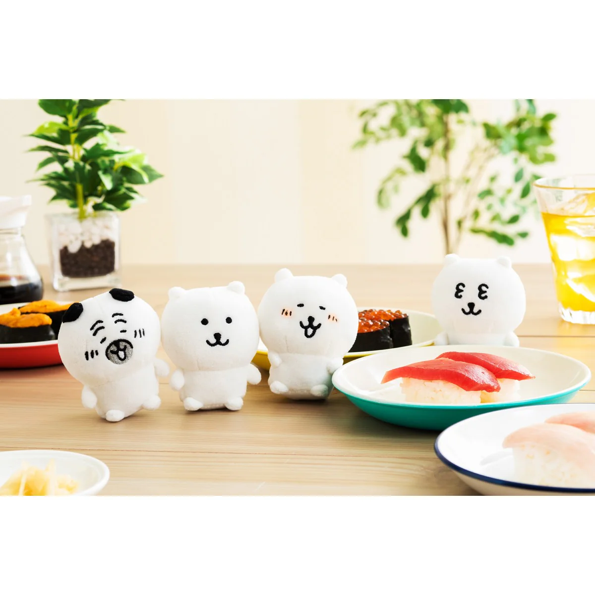 Nagano|Minimimi Osuwari(Joke Bear/nemui)Mascot Hand-held Plush Toy|H70×W60×D40mm approx.