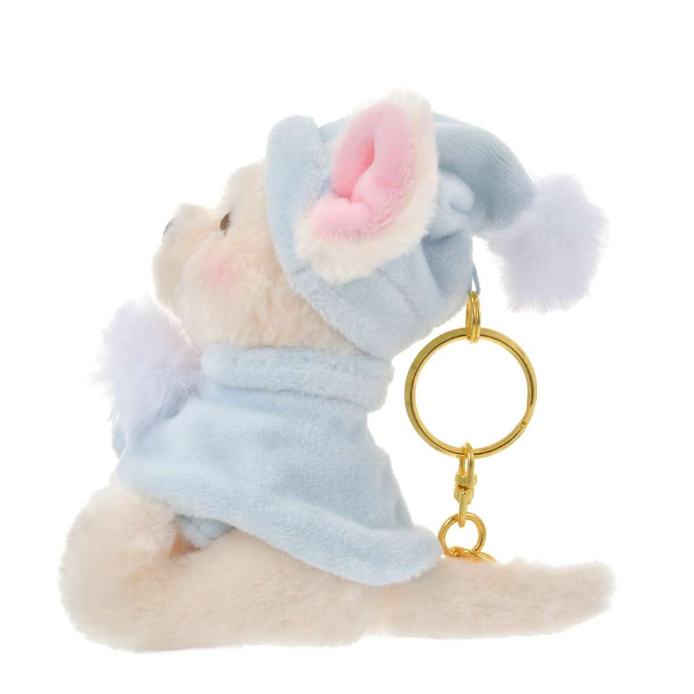 Disney迪士尼|Plush Mascot Keychain - White Pooh Fruit Latte Color东迪冬日限定水果拿铁色睡衣睡帽斗篷系列可爱角色毛绒挂件/包挂|约高 16.5 x 宽 10 x 深 9cm