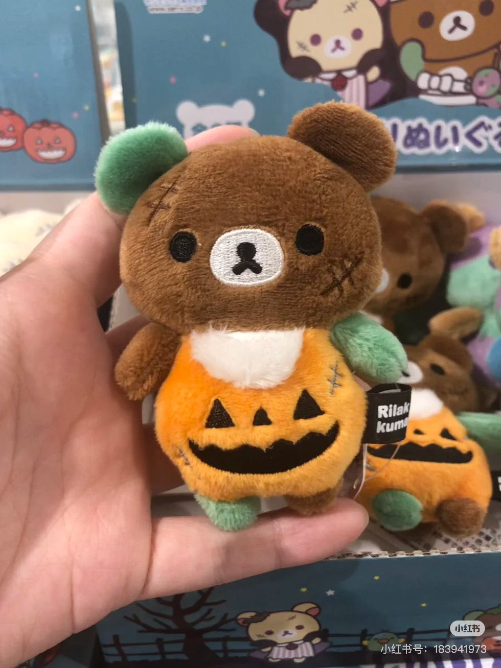 Rilakkuma轻松熊|Osorano Kururin Wataame - Tenori Plush Toy San-X万圣节限定毛绒玩具摆件/全6种|1枚入