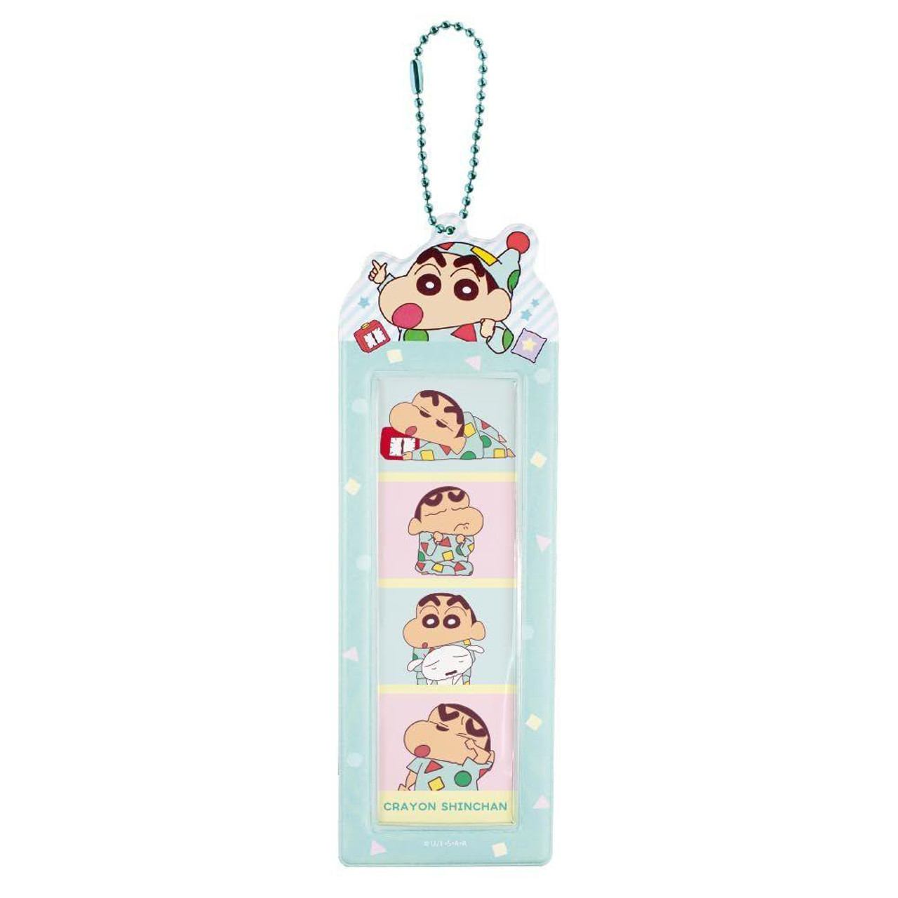 Crayon shin-chan|4-Cut Photo Strip Holder Keychain|H200 x W67 x D2mm approx.