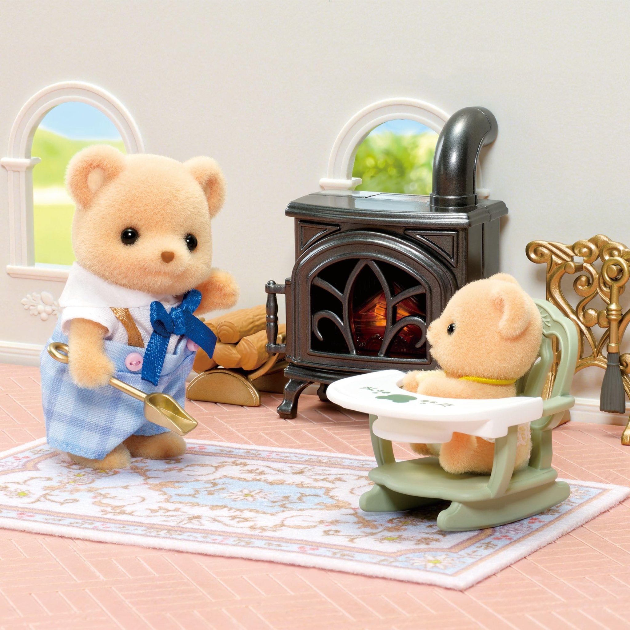 SylvanianFamilies|Red Roof Lakeside House Elegant Dining room Set 5867