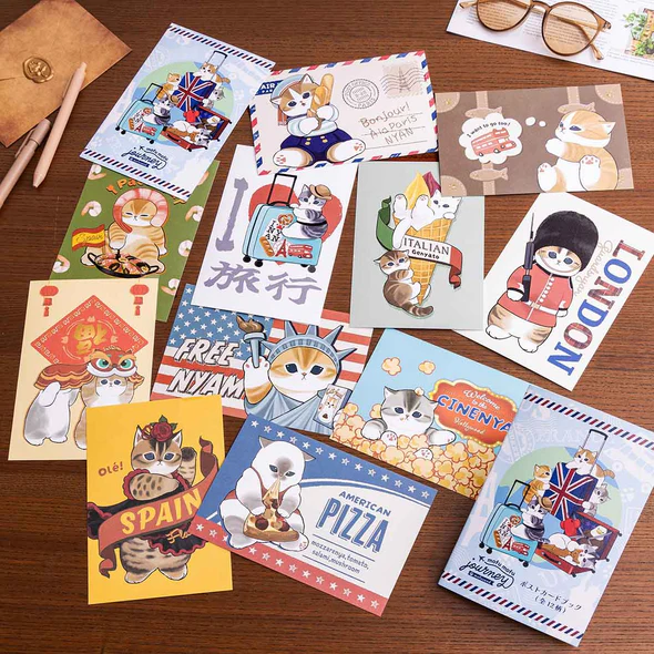 Mofusand|Mofumofu Journey Postcard Set| 178×120mm approx.