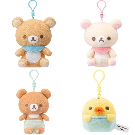 Rilakkuma|Baby Mascot Holder /Plush Keychain|H180mm approx.