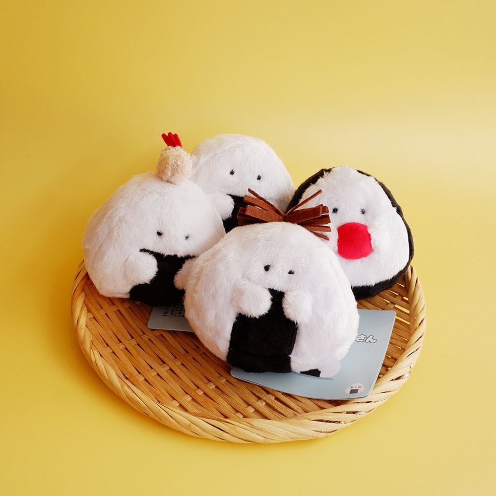 Gyutto Onigiri|超可爱寿司饭团毛绒小玩偶/手玉|约W95 x D55 x H90mm