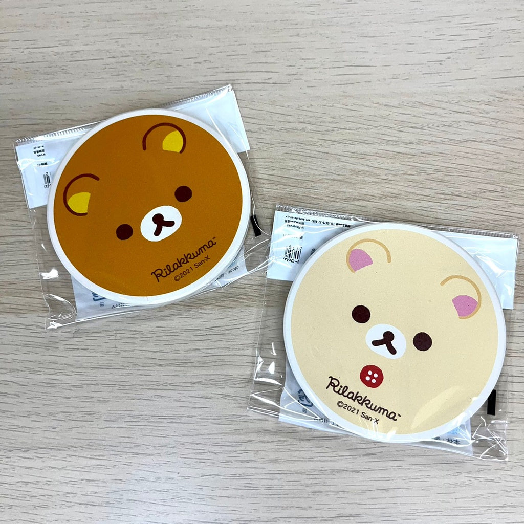 Rilakkuma|San-X Paper-cutting Water-absorbing Coaster|90×7mm approx.