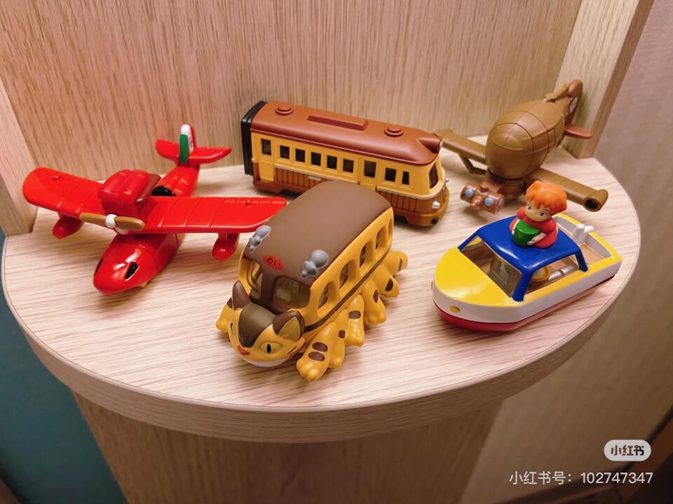 Tomica|Takara Tomy Dream Tomica Full of Ghibli 03 Spirited Away Sea Railway 多美卡 × 吉卜力宫崎骏《千与千寻》海原电铁玩具车模型/摆件|长约40mm