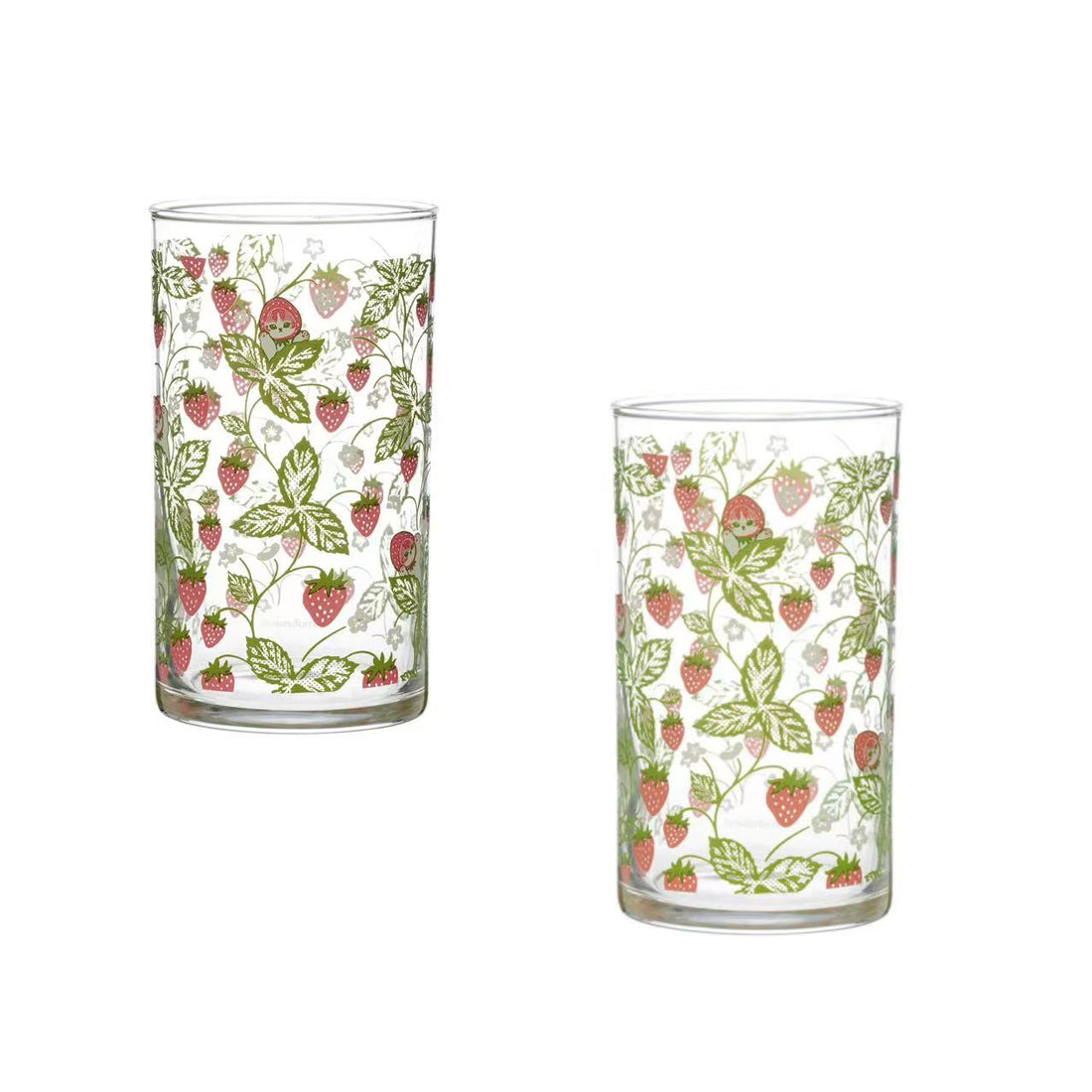 Mofusand|Merci Strawberry STRAIGHT GLASS|62×108mm approx.