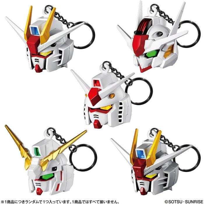 BANDAI|SD Gundam Head Keychain mystery bag/blind box/All 5 types|1pc