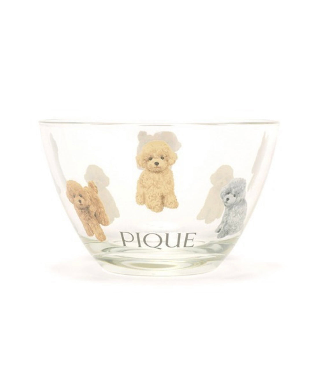 Gelato pique|泰迪狗狗印花玻璃沙拉碗|450ml